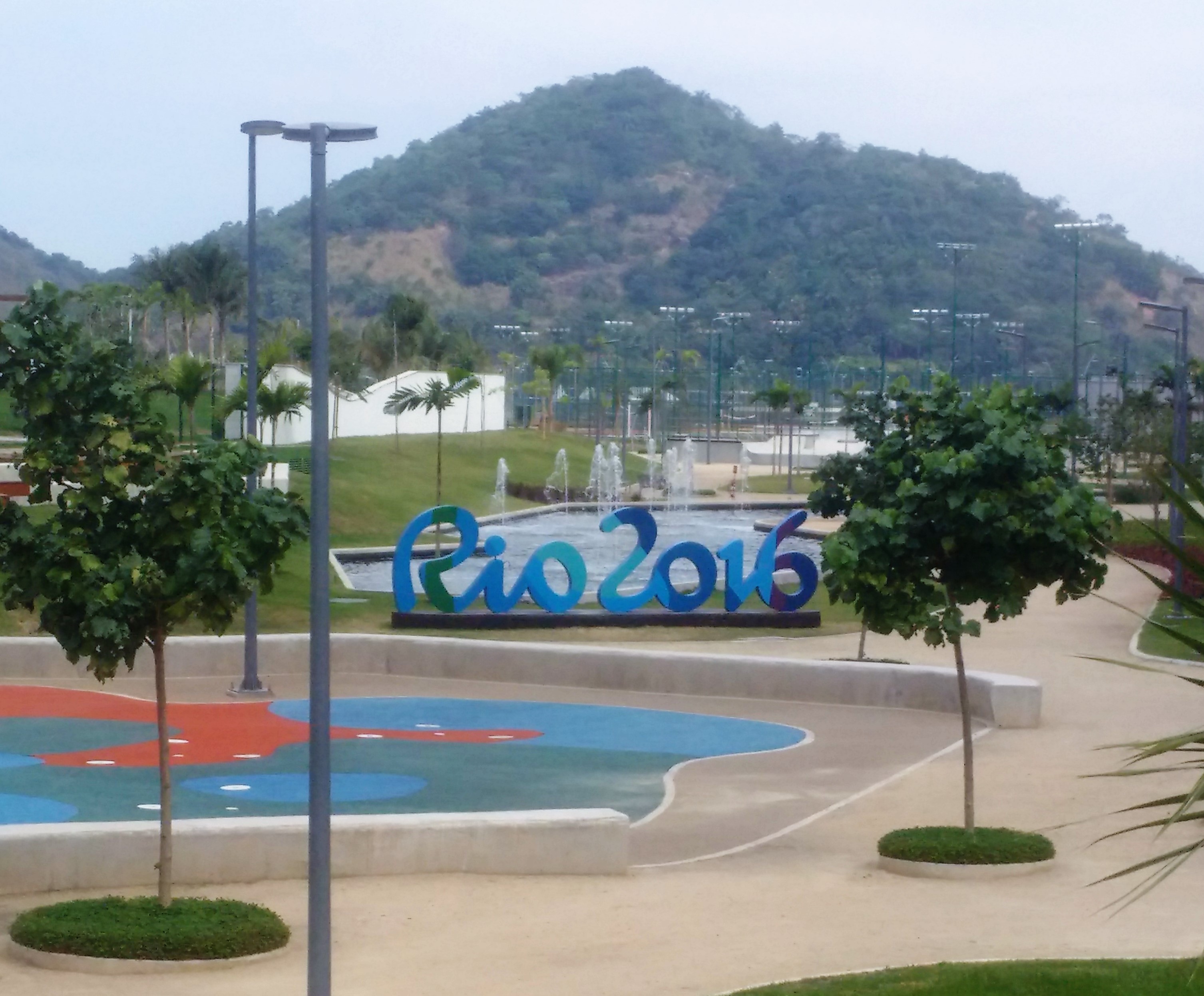 Rio Olympic Village sign Massage and Physio gold coast