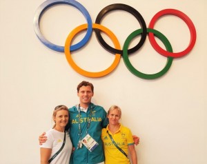 thea dillon, tommy fraser-holmes and I at Rio Olympics