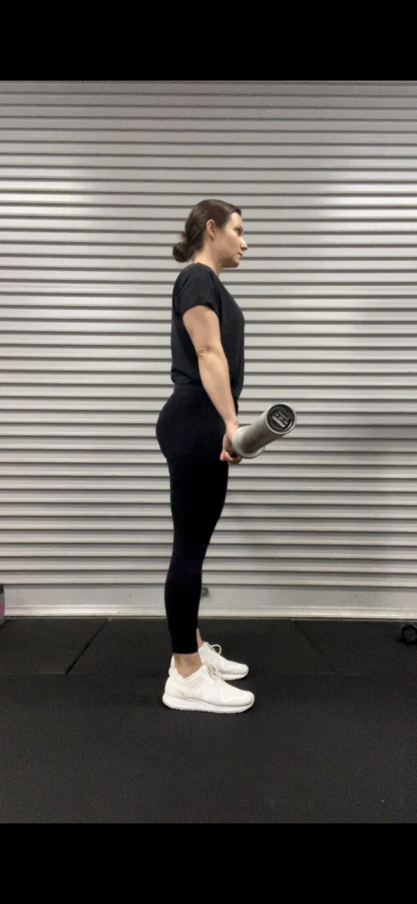 Deadlift finish position by gold coast physio