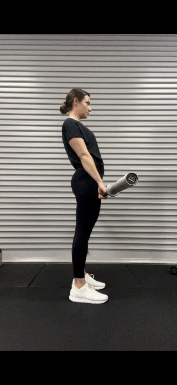 Deadlift poor technique leaning at the top gold coast physio